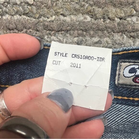 Y2K Cruel Girl Size 7R low rise relaxed fit boot cut jeans NWT - Picture 5 of 8